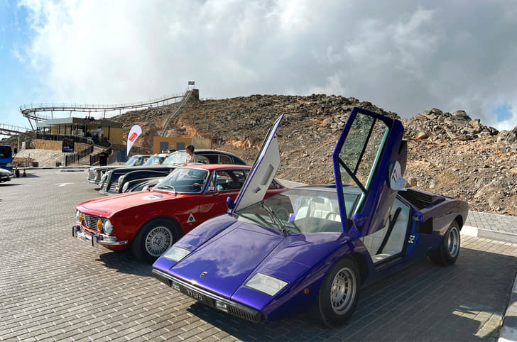 Sir Simon Kidston’s famous UFO 777 Lamborghini Countach.